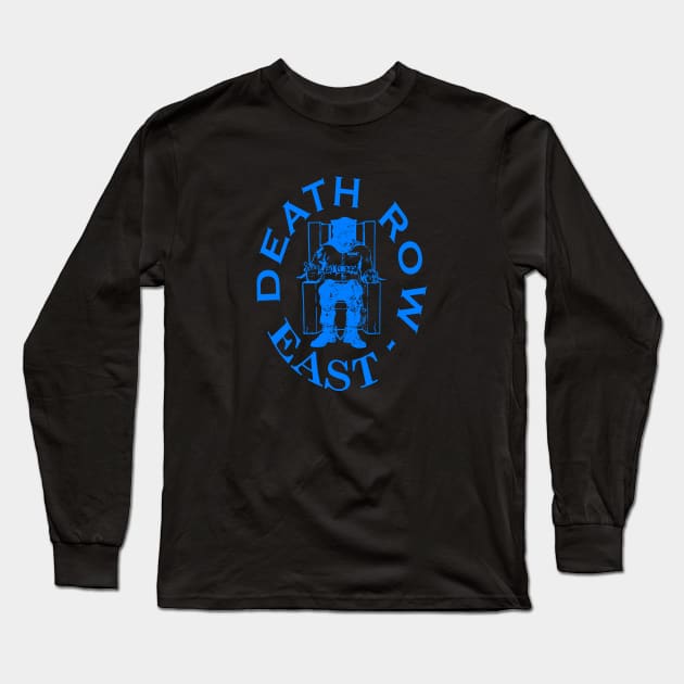 DEATHROWeast_blue Long Sleeve T-Shirt by undergroundART